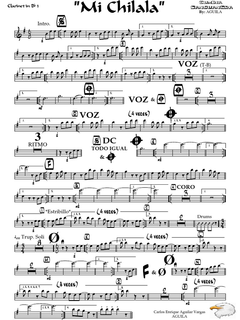 MI CHILALA - Clarinet in BB 1 PDF | PDF | Échecs
