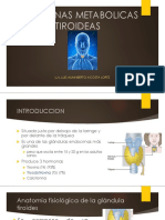 Hormonas Metabolicas Tiroideas