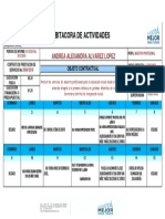 Bitacora de Actividades Mes de Diciembre 2018