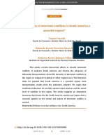Taxonomy of Interstate Conflicts Is South America Peaceful Region PDF