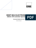 Deep Sea Electronics PLC: DSE331 ATS Controller Operators Manual