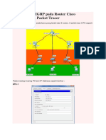 Konfigurasi EIGRP Pada Router Cisco Menggunakan Packet Tracer