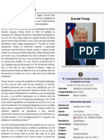 Donald Trump - Wikipedia, La Enciclopedia Libre