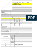 Details Filled by The Candidate Declaration Form: Fit Fitness