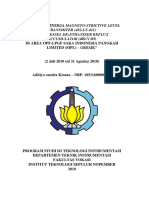 Evaluasi Kinerja Magneto-Strictive Level Transmiter (182-LT-421) Pada Vessel De-Ethanizer Reflux Accumulator (482-V-03)
