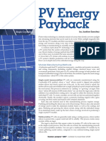 PV Energy Payback: Single-Crystalline