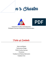 Citizen's Charter: Philippine Overseas Employment Administration