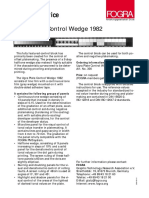 Control Plate Wedge Determines Printing Quality