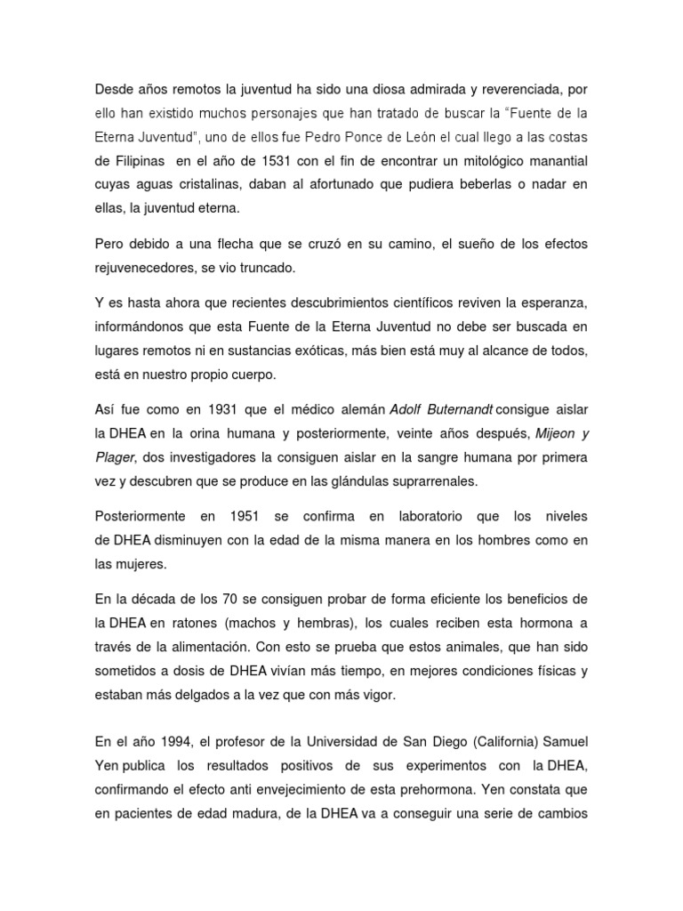 DHEA PDF Testosterona Menopausia