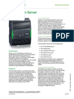 Automation Server Specification Sheet - SmartStruxure Solution