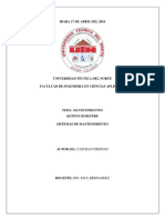 Sistema de Mantemiento PDF