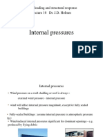 Internal Pressures: Wind Loading and Structural Response Lecture 16 Dr. J.D. Holmes