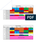 Horarios Noviembre