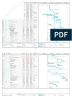 Project schedule for external work