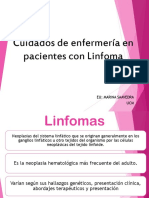 Cuidados en pacientes con Linfoma