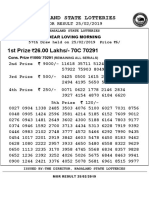 Nagaland State Lotteries: 1st Prize 26.00 Lakhs/-70C 70291