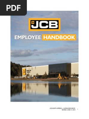 Employee Handbook Jcb