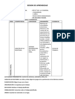 Sesion de Aprendizaje