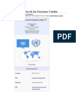 Organización de Las Naciones Unidas