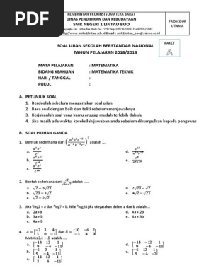 Matematika Teknik 1 Docx
