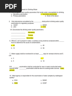 Test Questions PNSDW