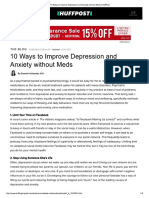 10 Ways to Improve Depression and Anxiety Without Meds _ HuffPost