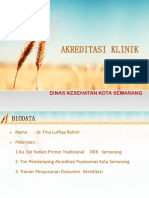 Paparan Akreditasi Klinik DKK