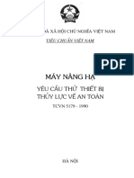 TCVN 5179 - 1990 - May Nang Ha - Yeu Cau Thu Thiet Bi Thuy Luc Ve An Toan