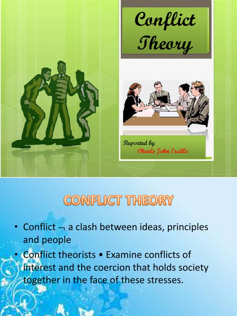 what is conflict theory in social work