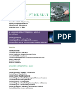 ASNT-NDT Level - II in RT, UT MT, PT PDF