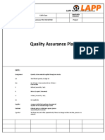 Quality Assurance Plan: Lapp India Private Limited