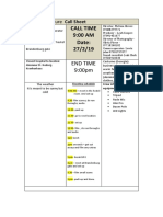 Call Sheet 1 Complete