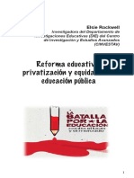 Reforma Neoliberal de La Educación