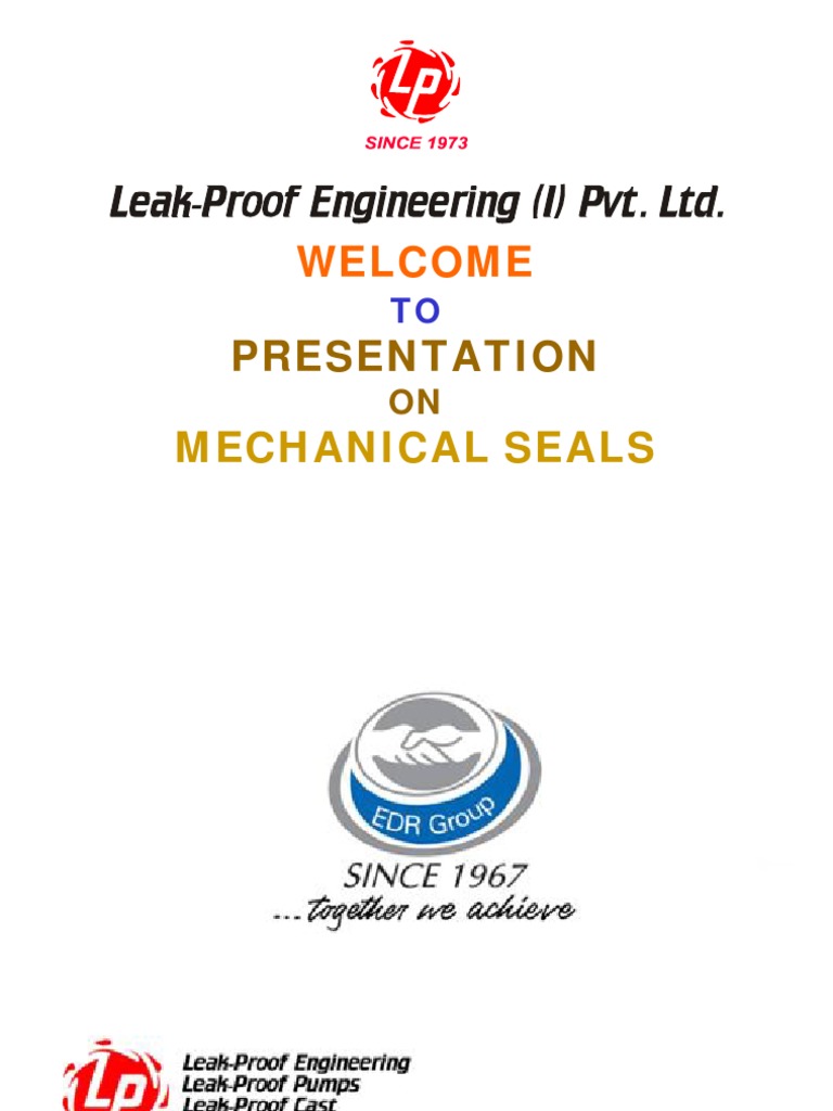 PRESENTATION ON MECHANICAL SEALS 20160110 Mode) PDF