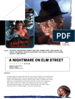 A Nightmare On Elm Street: - To Register