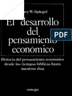 Spiegel Henry - El Desarrollo Del Pensamiento Economico PDF