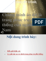 Slideshare - VN Bai Thuyet Trinh Chung Minh Ao Dai La Trang Phuc Truyen Thong Cua Nguoi Viet Nam