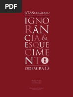 ColoquioIgnorancia&Esquecimento Atas PDF | PDF | Museu | Science
