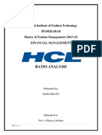 HCL Ratio Analysis