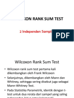 Wilcoxon Rank Sum Test