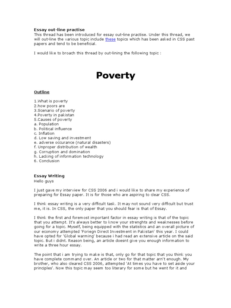 A thesis statement is not picture