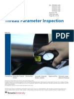 Threads Parameters Inspection - Coursebook For Training PDF