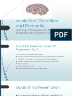 Intellectual Disabilities and Dementia