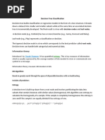 Decision Tree Classification