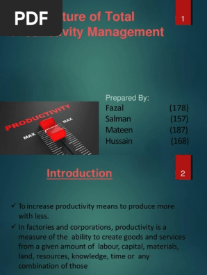 Productivity