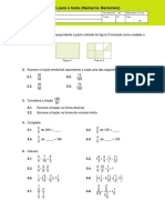 Ficha - Preparacao - Teste - (Números Racioais) PDF