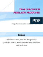 Teori Produksi Bagian 1