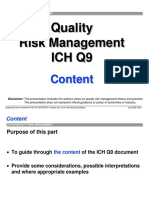 ICH9 | PDF | Risk | Risk Management