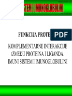 Funkcija Proteina - Imuni Sistem I Imunolobulini PDF