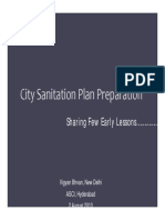 City Sanitation Plan Preparation City Sanitation Plan Preparation